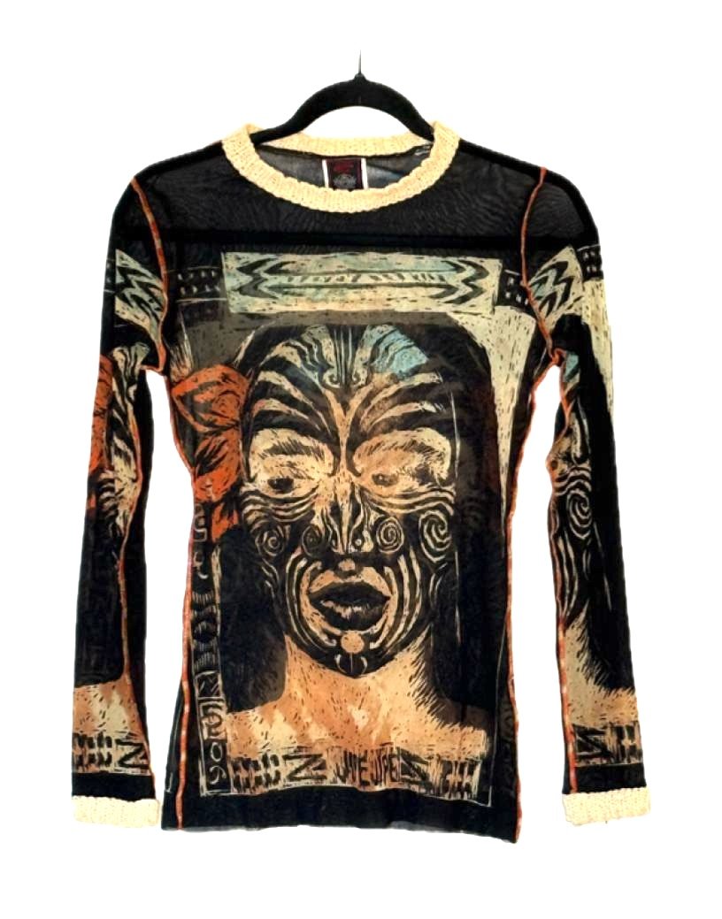 Jean Paul Gaultier Classique Long Sleeved Mesh Top — House of Terrance